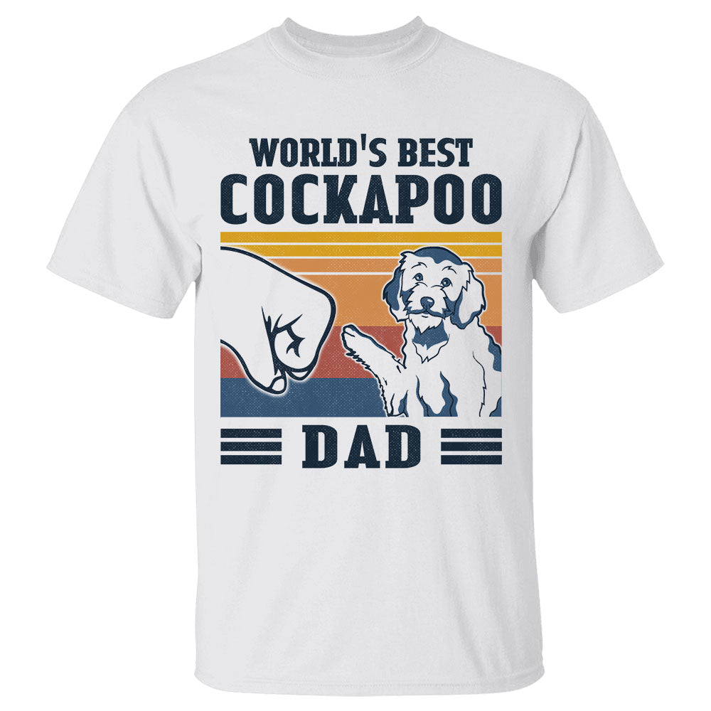 World's Best Cockapoo Dad Shirt Gift For Dog Dad