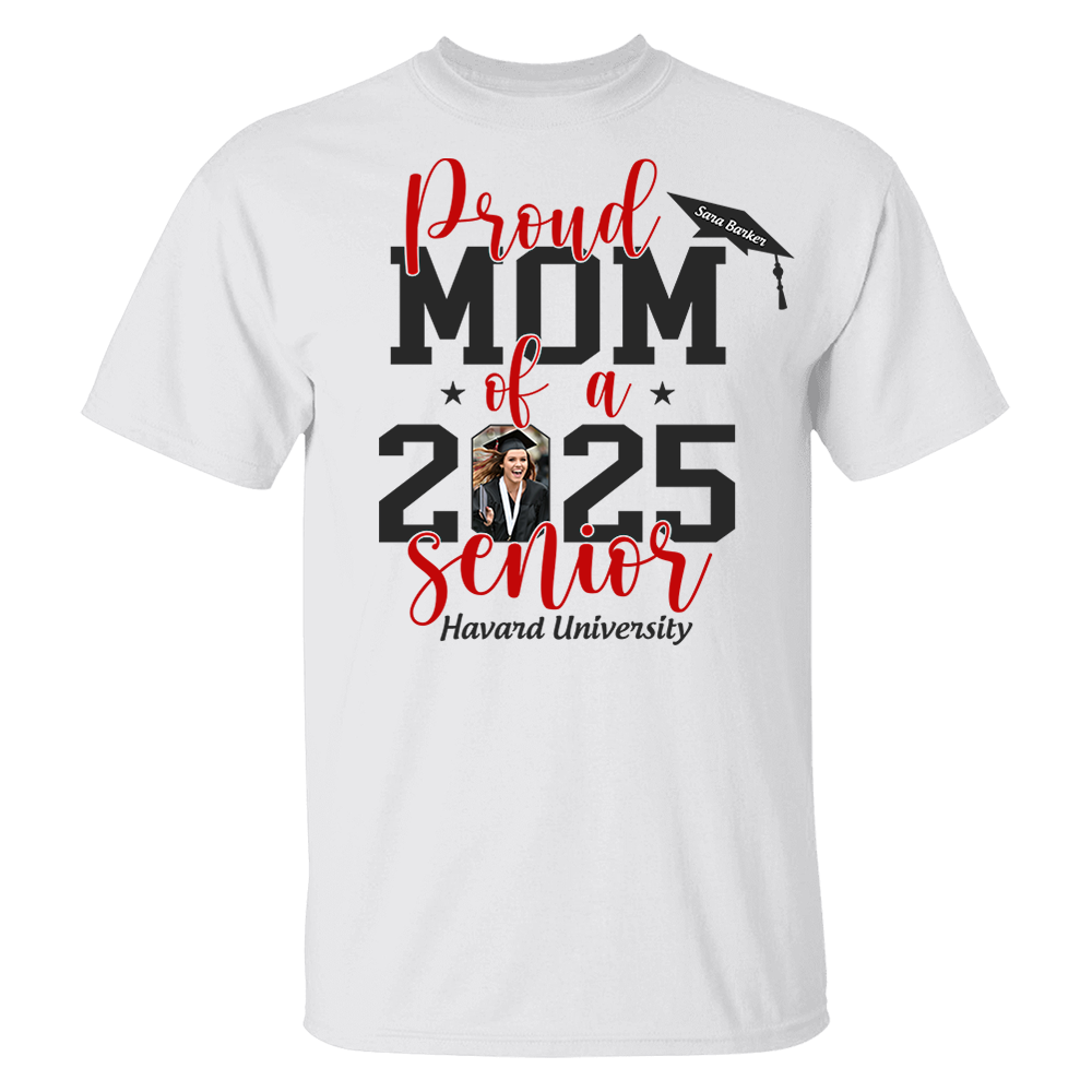 Personalized 2025 Graduation Shirts, Custom Photo For Family Member