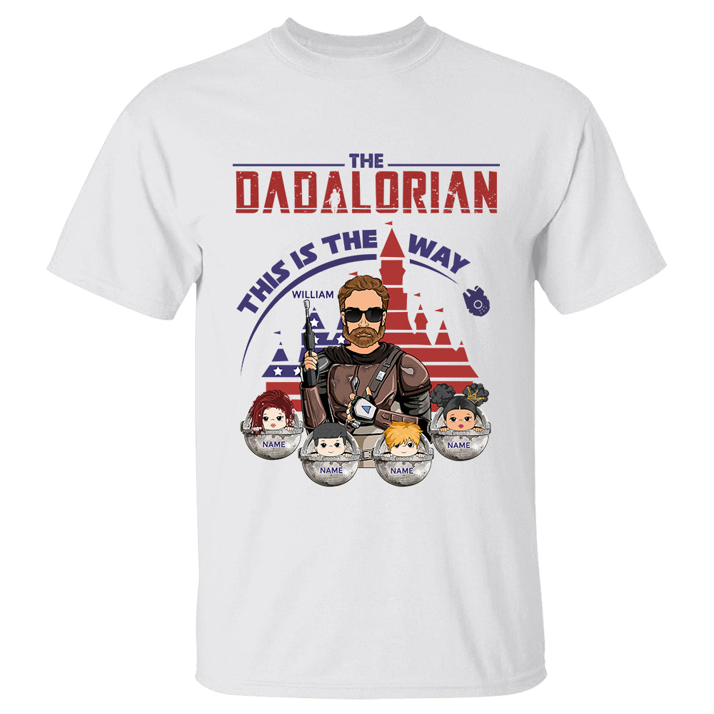 The Dadalorian - Custom Shirt Gift For Dad Daddy