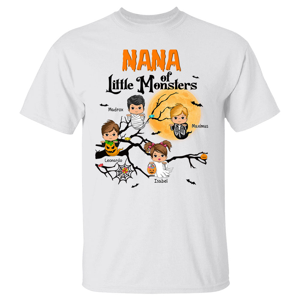 Grandma Of Little Monsters Personalized Shirt