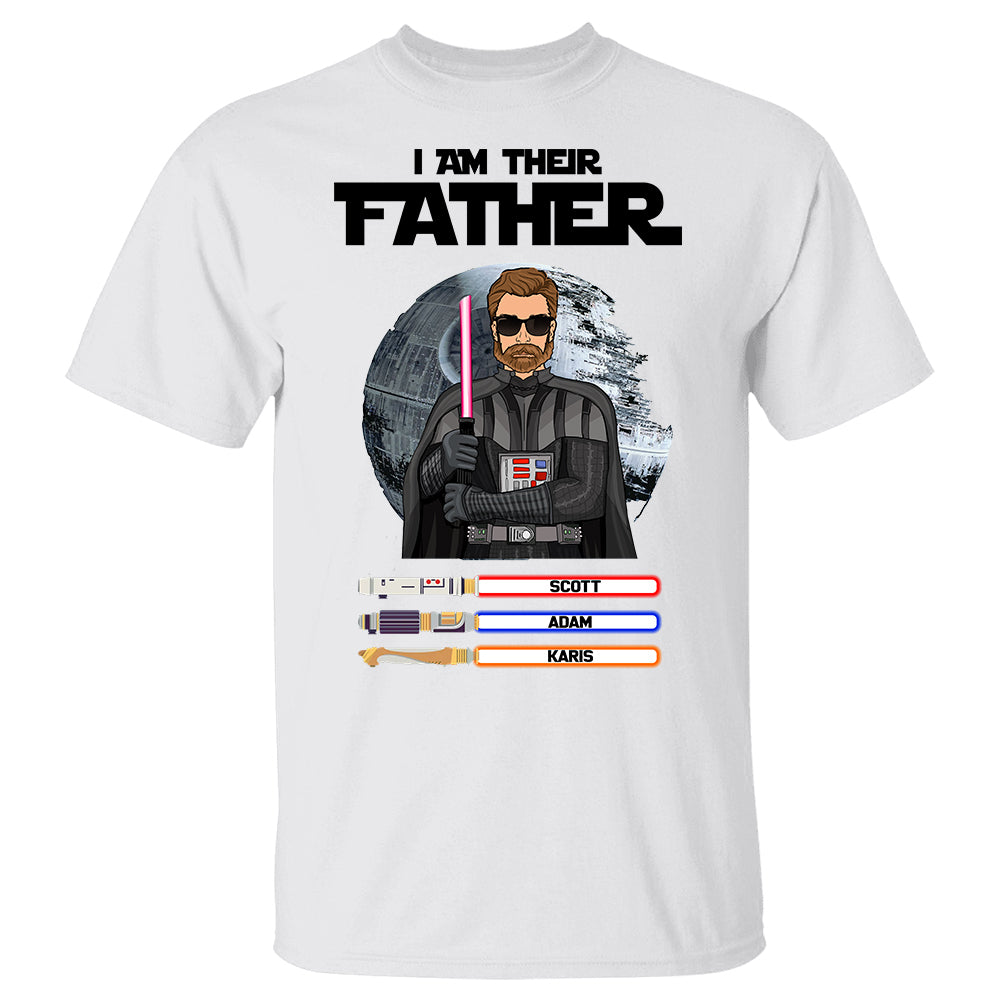 I Am Their Father - Personalized Shirt Custom Nickname Gift For Dad Daddy