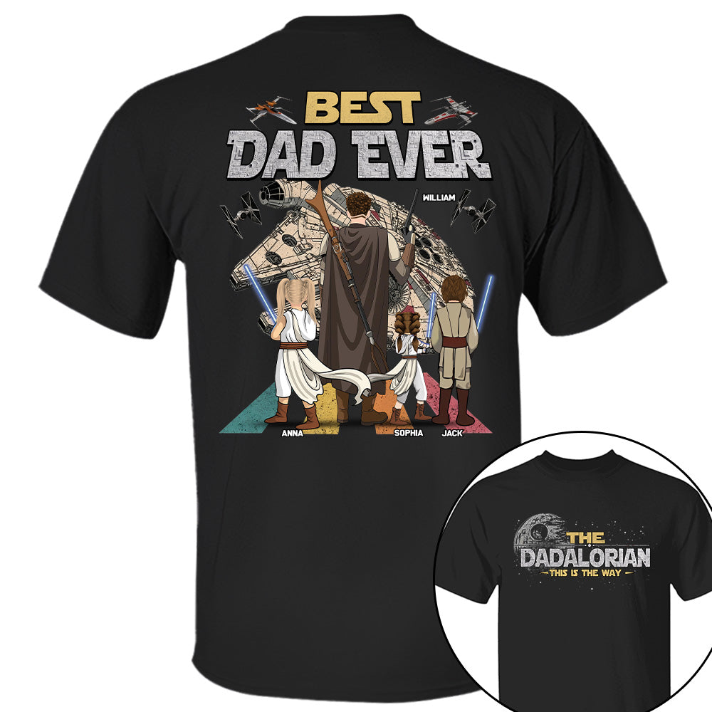 The Dadalorian This Is The Way - Personalized Shirt - Gift For Dad, Father's Day New 2026 T1807