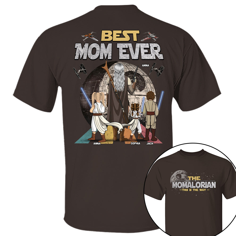 The Momalorian This Is The Way - Personalized Shirt - Gift For Mom, Mother's Day New 2026 T1807