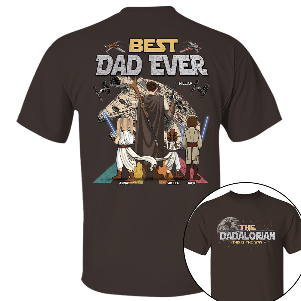The Dadalorian This Is The Way - Personalized Shirt - Gift For Dad, Father's Day New 2026 T1807
