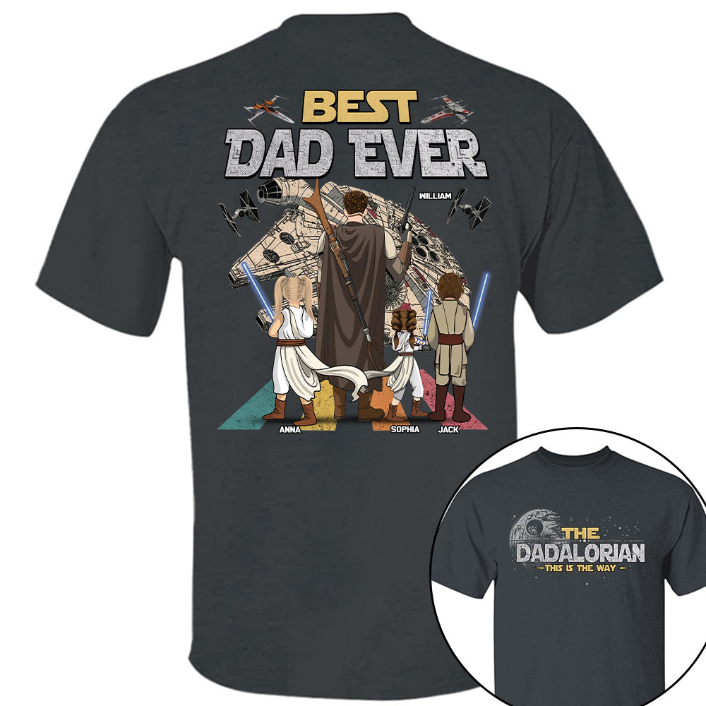 The Dadalorian This Is The Way - Personalized Shirt - Gift For Dad, Father's Day New 2026 T1807