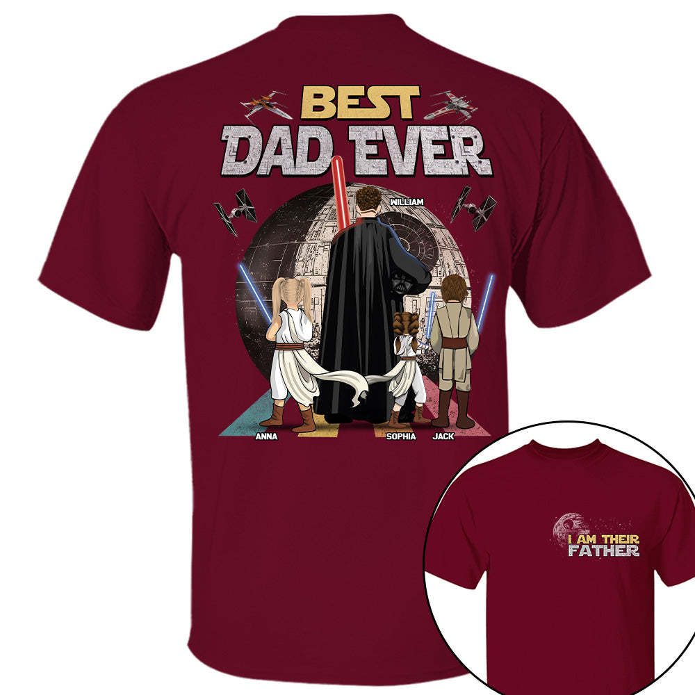 I Am Their Father Best Dad Ever - Personalized Shirt - Gift For Dad, Father's Day 2026 T1807