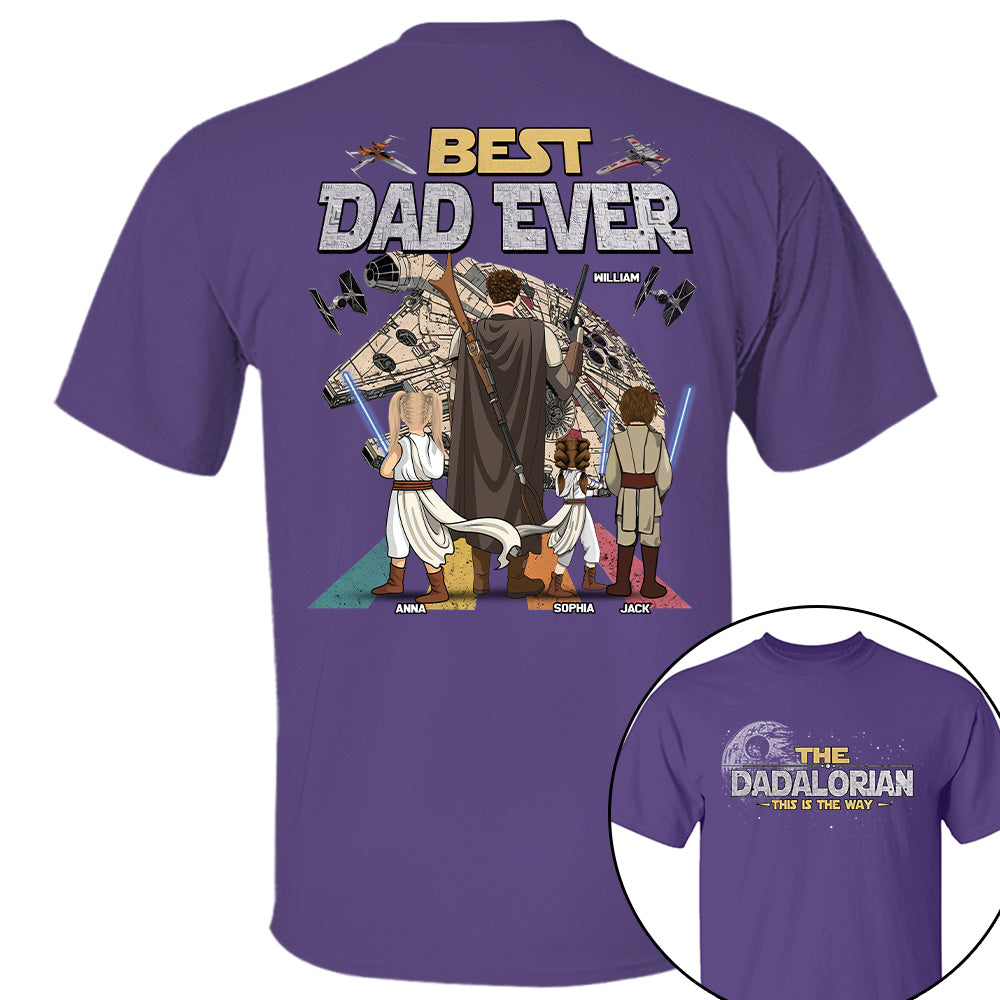 The Dadalorian This Is The Way - Personalized Shirt - Gift For Dad, Father's Day New 2026 T1807
