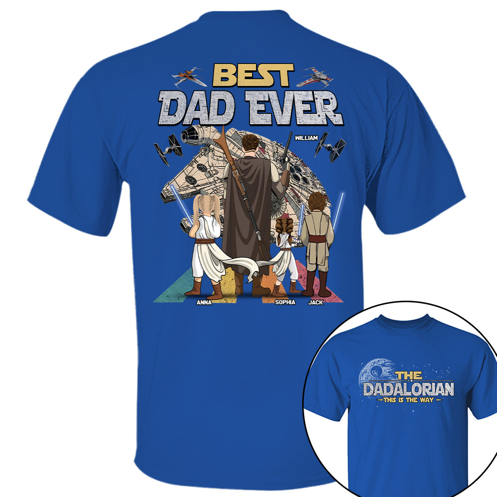 The Dadalorian This Is The Way - Personalized Shirt - Gift For Dad, Father's Day New 2026 T1807
