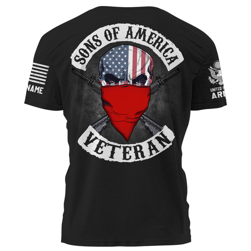 Sons Of America Veteran Personalized Shirt For Veteran K1702
