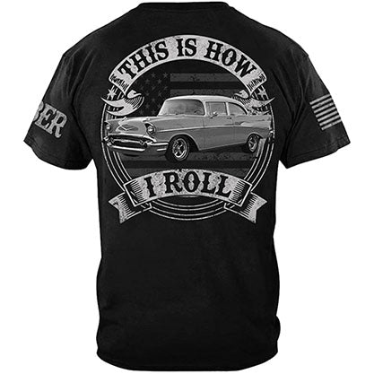 This Is How I Roll - Washed Tee Retro Bootleg Shirt For Car Lovers A2110