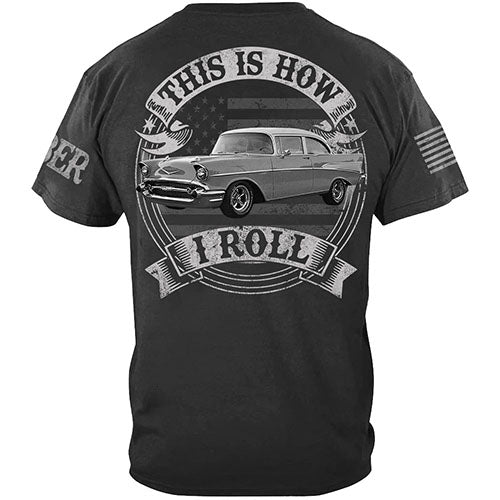 This Is How I Roll - Washed Tee Retro Bootleg Shirt For Car Lovers A2110