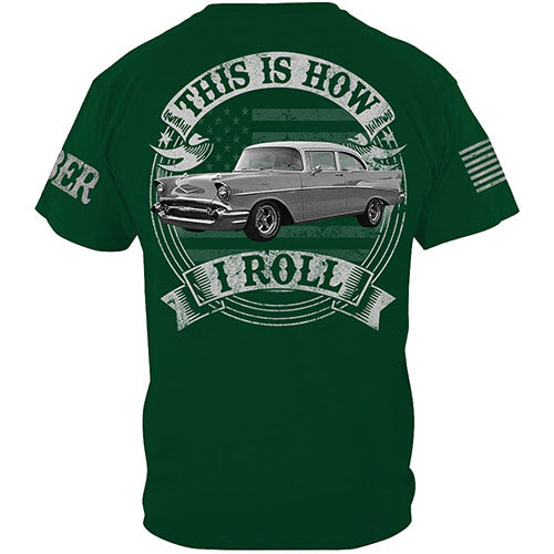 This Is How I Roll - Washed Tee Retro Bootleg Shirt For Car Lovers A2110