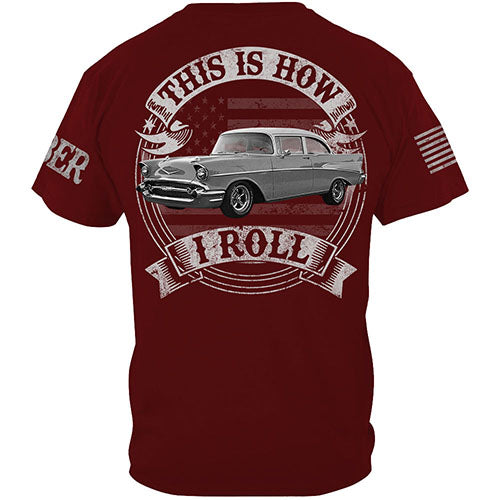 This Is How I Roll - Washed Tee Retro Bootleg Shirt For Car Lovers A2110