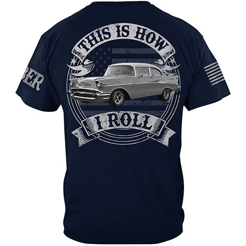 This Is How I Roll - Washed Tee Retro Bootleg Shirt For Car Lovers A2110