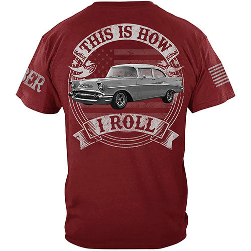 This Is How I Roll - Washed Tee Retro Bootleg Shirt For Car Lovers A2110