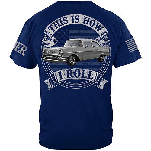 This Is How I Roll - Washed Tee Retro Bootleg Shirt For Car Lovers A2110