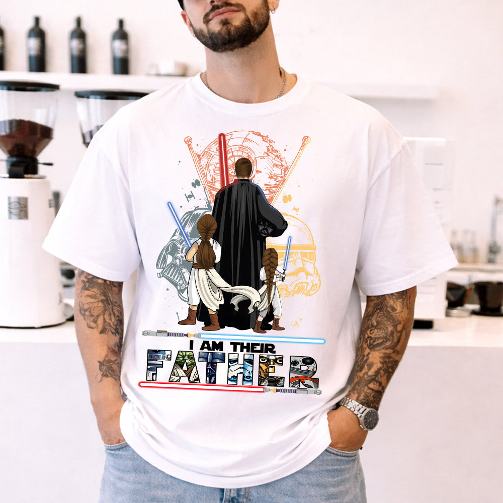 Best Dad Ever - I Am Their Father Personalized Shirt Gift For Dad - Custom Father's Day Gift 2026 New