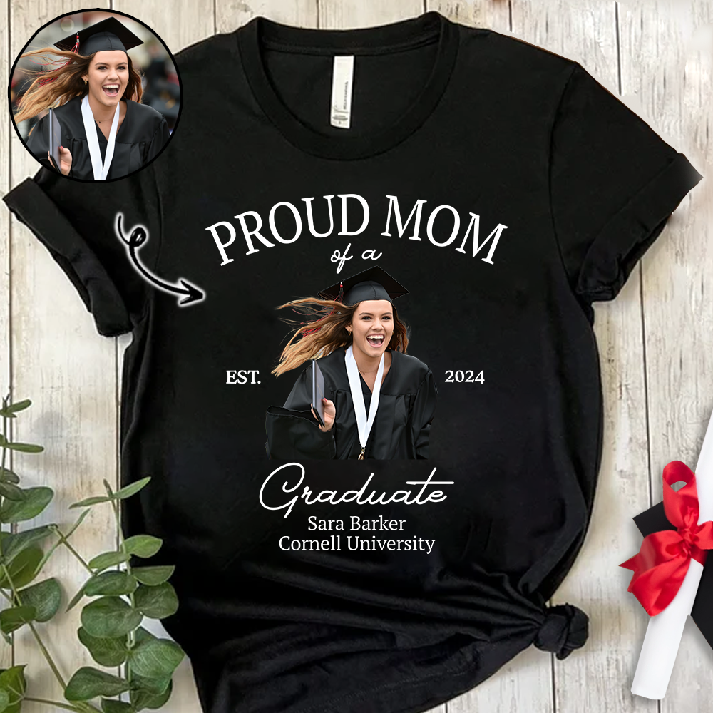 Personalized 2024 Graduation Shirts, Custom Photo For Family Member NH0299