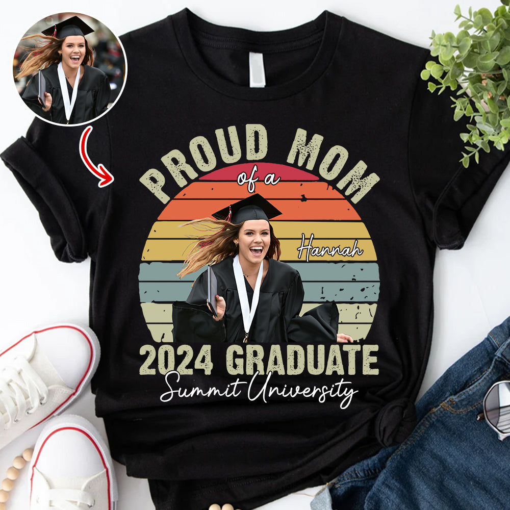 Personalized Graduation Shirt, Custom Photo For Family Member