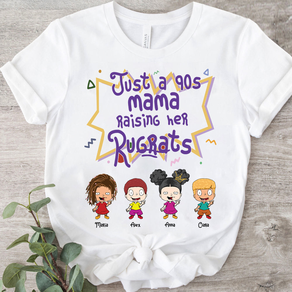 Personalized Just A 90s Mama Shirt Gift For Mom