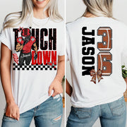 Personalized Touchdown - Football Mom Tshirt Custom Gift For Football Family L0411