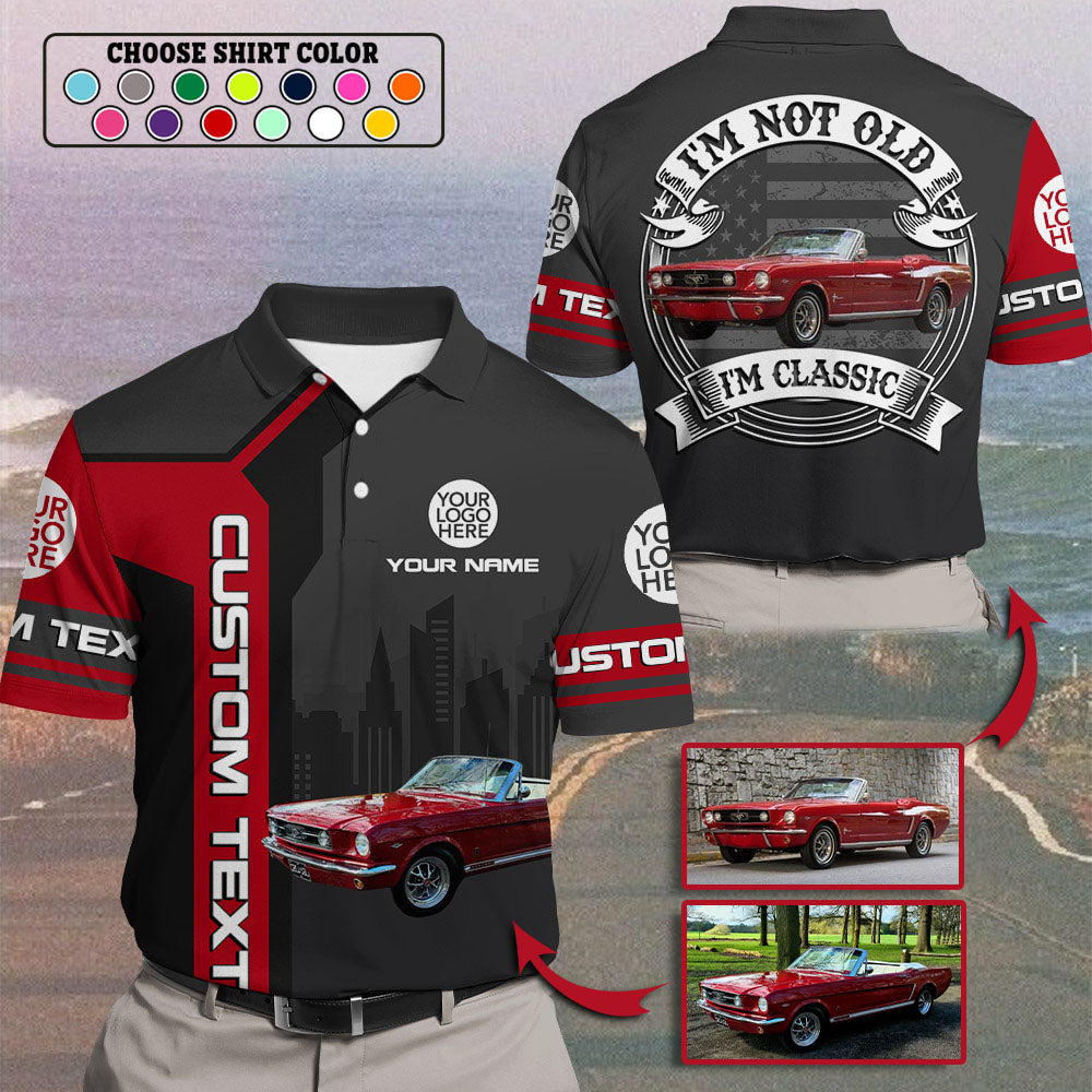 This Is How I Roll - Custom Photo Classic Car Shirt - Personalized Name Car Shirt Vr2 A2110