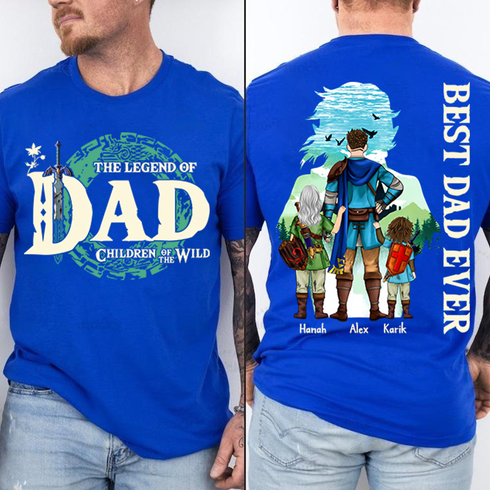Father's Day - Personalized Legend Of Dad Zelda Shirt