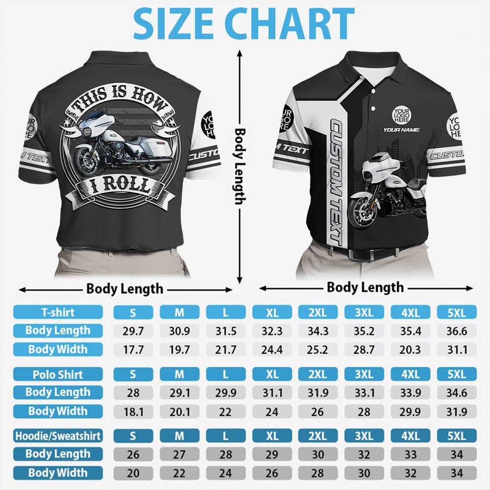 This Is How I Roll - Personalized Upload Vechicle Photo For Biker Shirt A2110