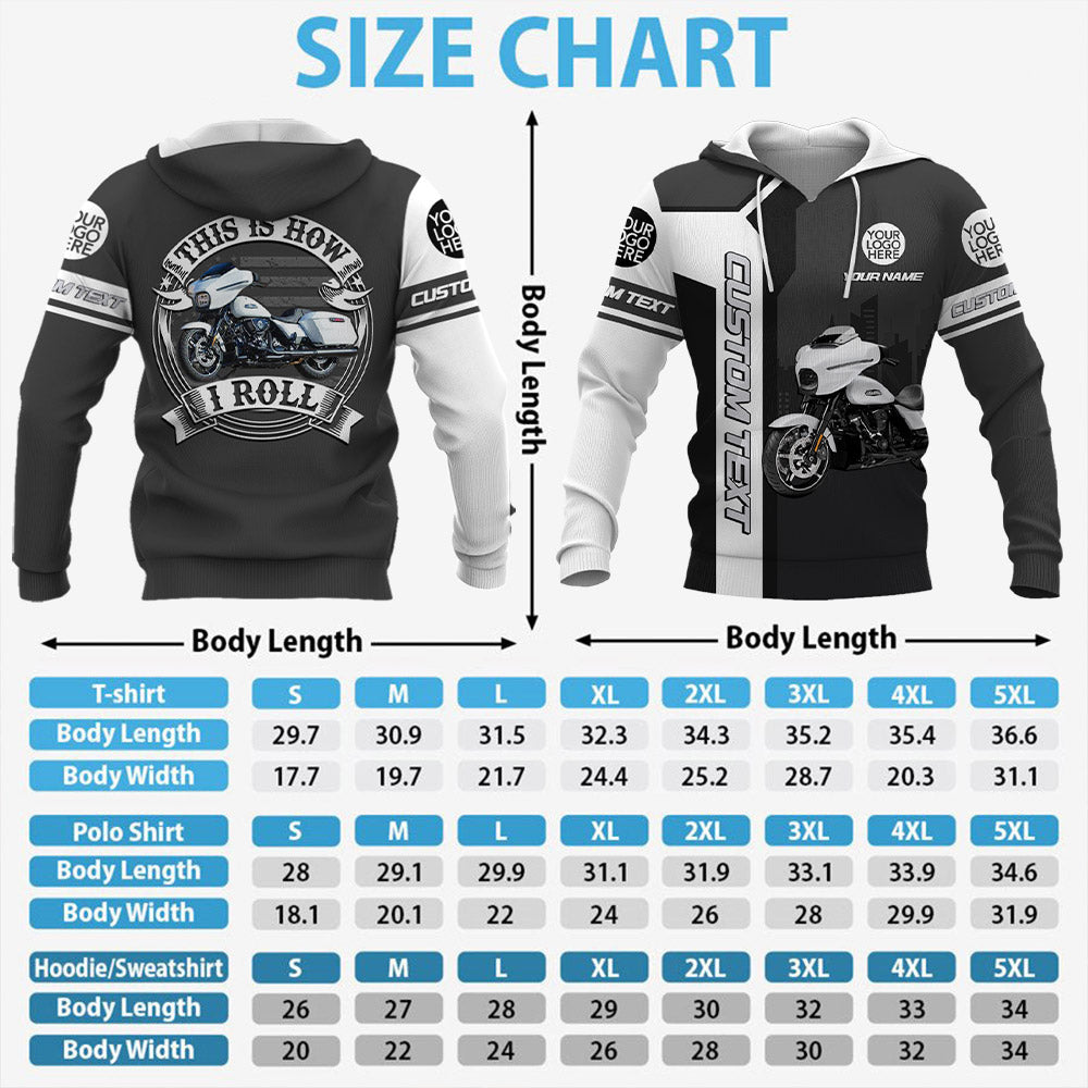 This Is How I Roll - Personalized Upload Vechicle Photo For Biker Shirt A2110