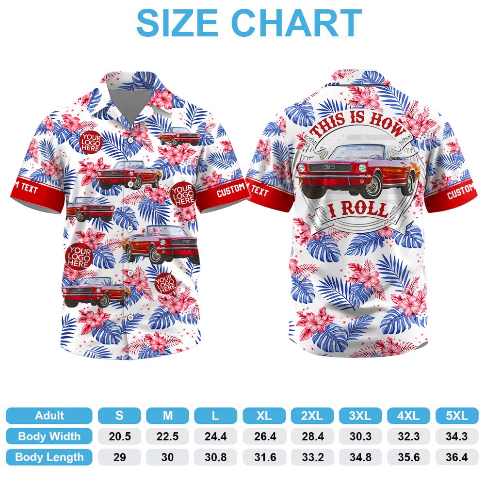 This Is How I Roll - Custom Vehicle Photo Upload Car Hawaiian Shirt A2110