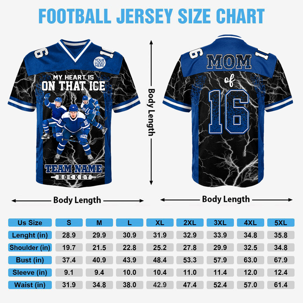 Custom My Heart Is On That Field Hockey Shirt, Gift For Hockey Lovers L0411