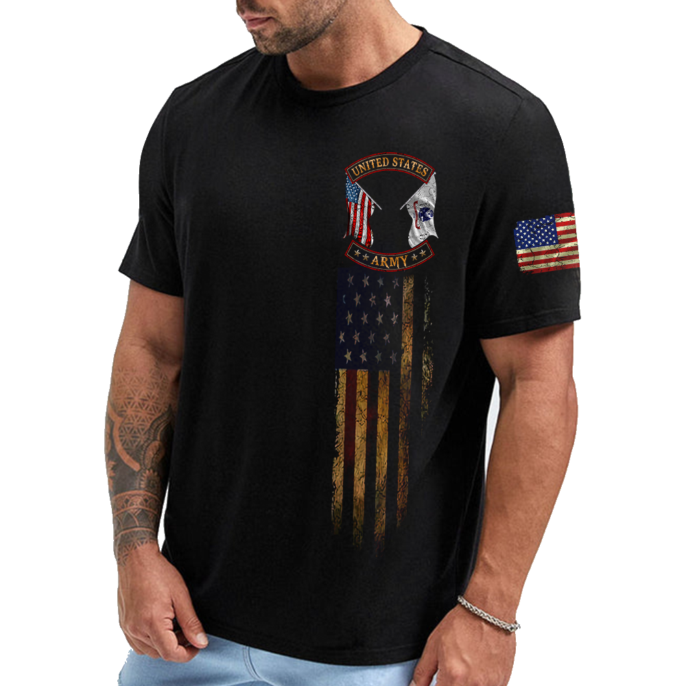 Against All Enemies Foreign And Domestic Personalized All Over Print Shirt For Veterans K1702