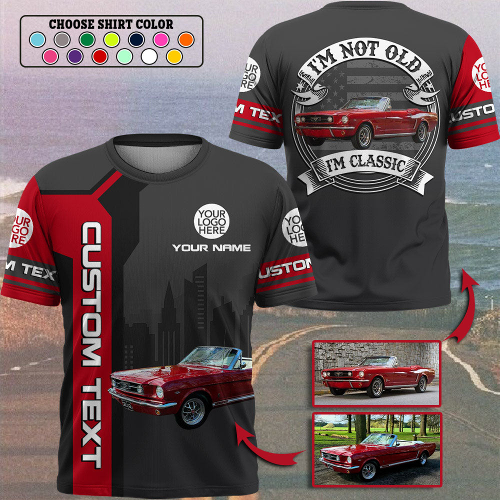 This Is How I Roll - Custom Photo Classic Car Shirt - Personalized Name Car Shirt Vr2 A2110