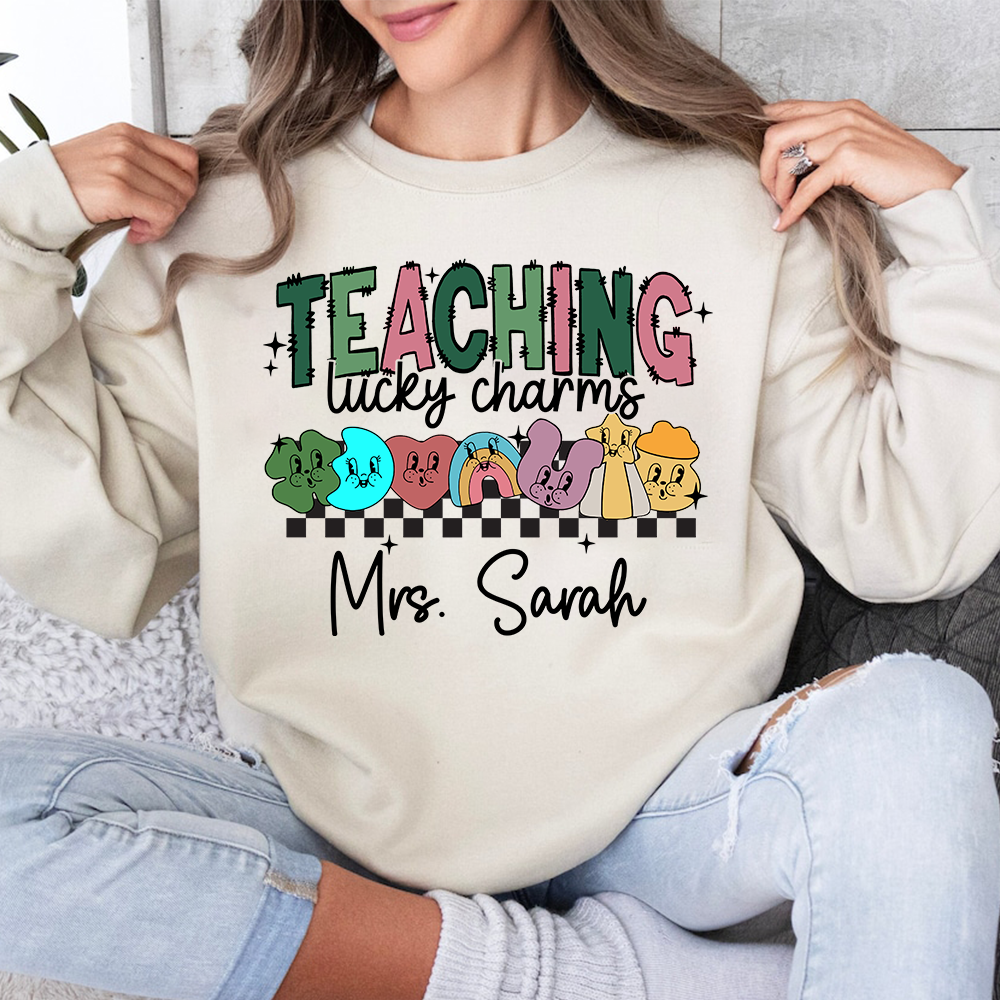 Teaching Lucky Charms Shirt, Teacher St. Patrick's Shirt, St. Patrick's Day Shirt, Lucky Shirt, Teacher Shirt, Teacher Lucky Charms