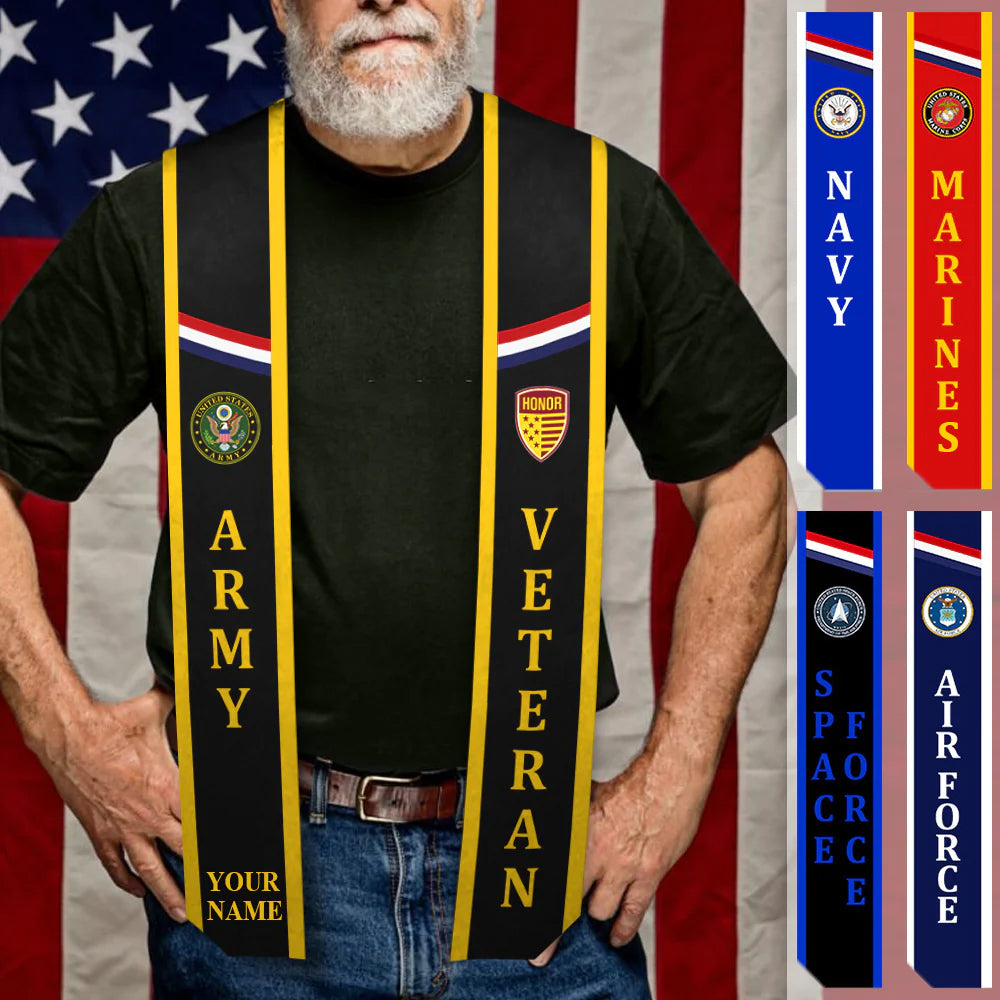 Veterans Honor Ceremony Personalized Stoles For Veteran H2511