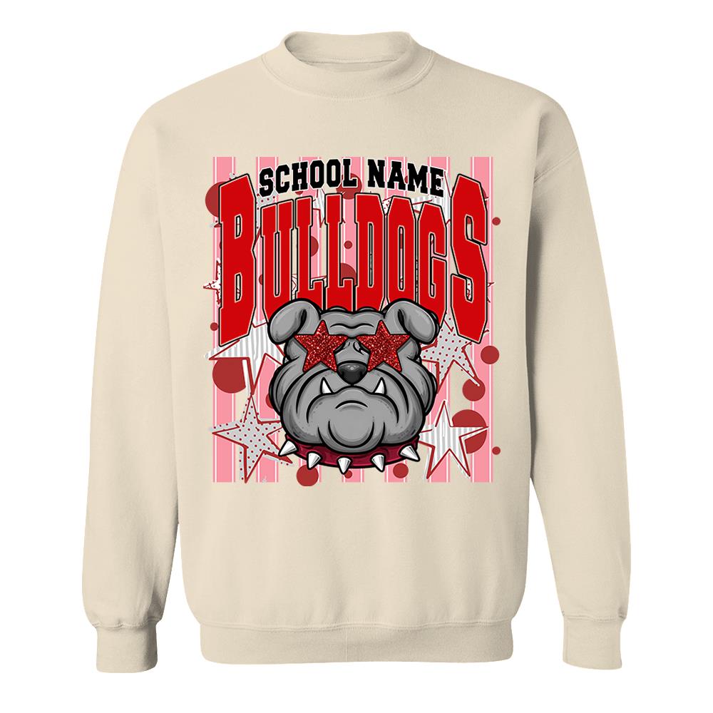 Gameday School Spirit,  Personalized School Spirit Retro School Mascot, Football Baseball Softball Team Shirt, Gift For Teacher Student Sport Lovers MI209 Nh00