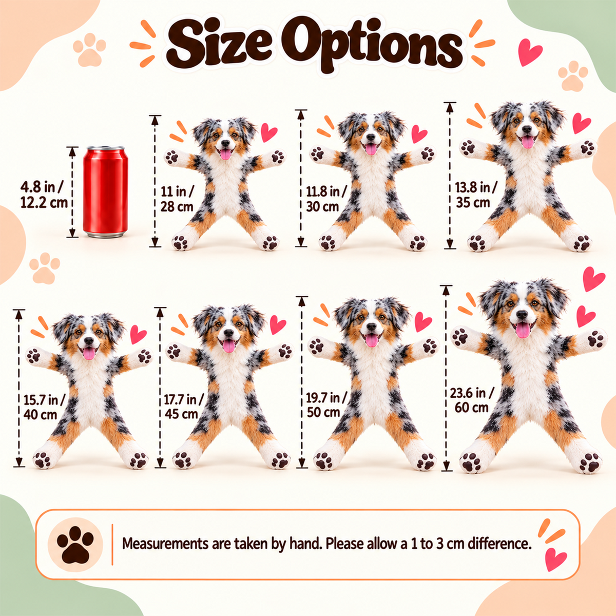 Personalized Australian Shepherd Photo Pet Squishy Toy Poseable Plush Doll, Funny Gift For Dog Mom, Dad, Pet Lover T1807 T24 TL06