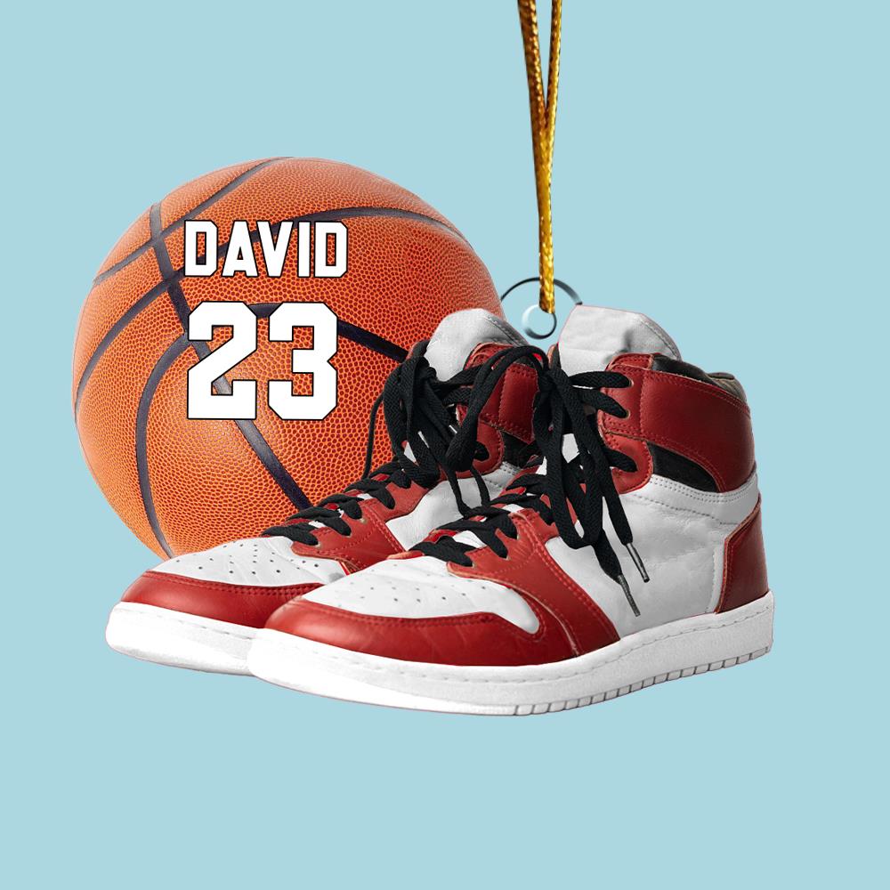 Personalized Basketball Ornament - Personalized Acrylic Ornament