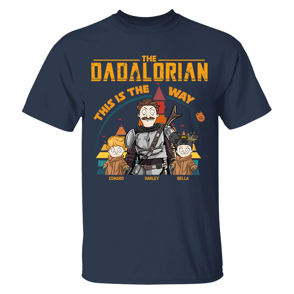 The Dadalorian This Is The Way - Personalized Shirt For Dad New Vr2 Nh00