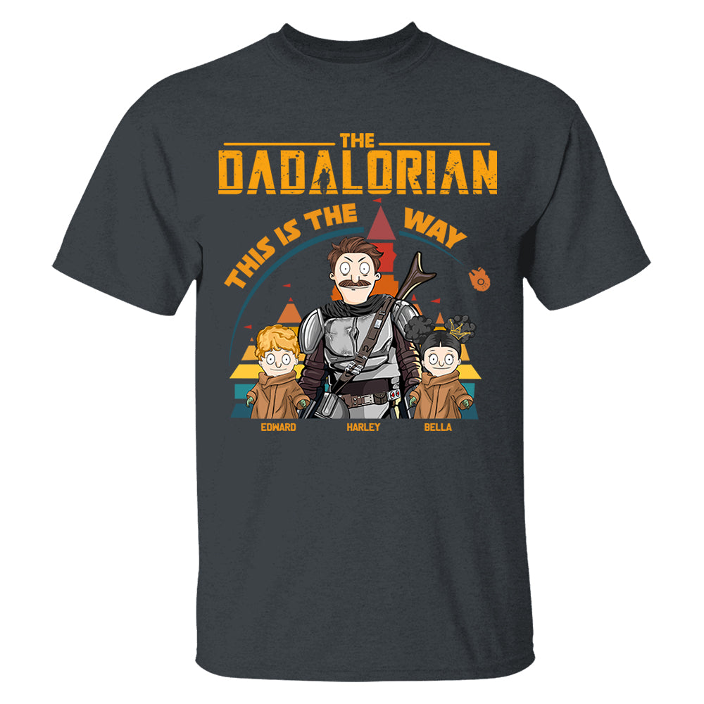 The Dadalorian This Is The Way - Personalized Shirt For Dad New Vr2 Nh00