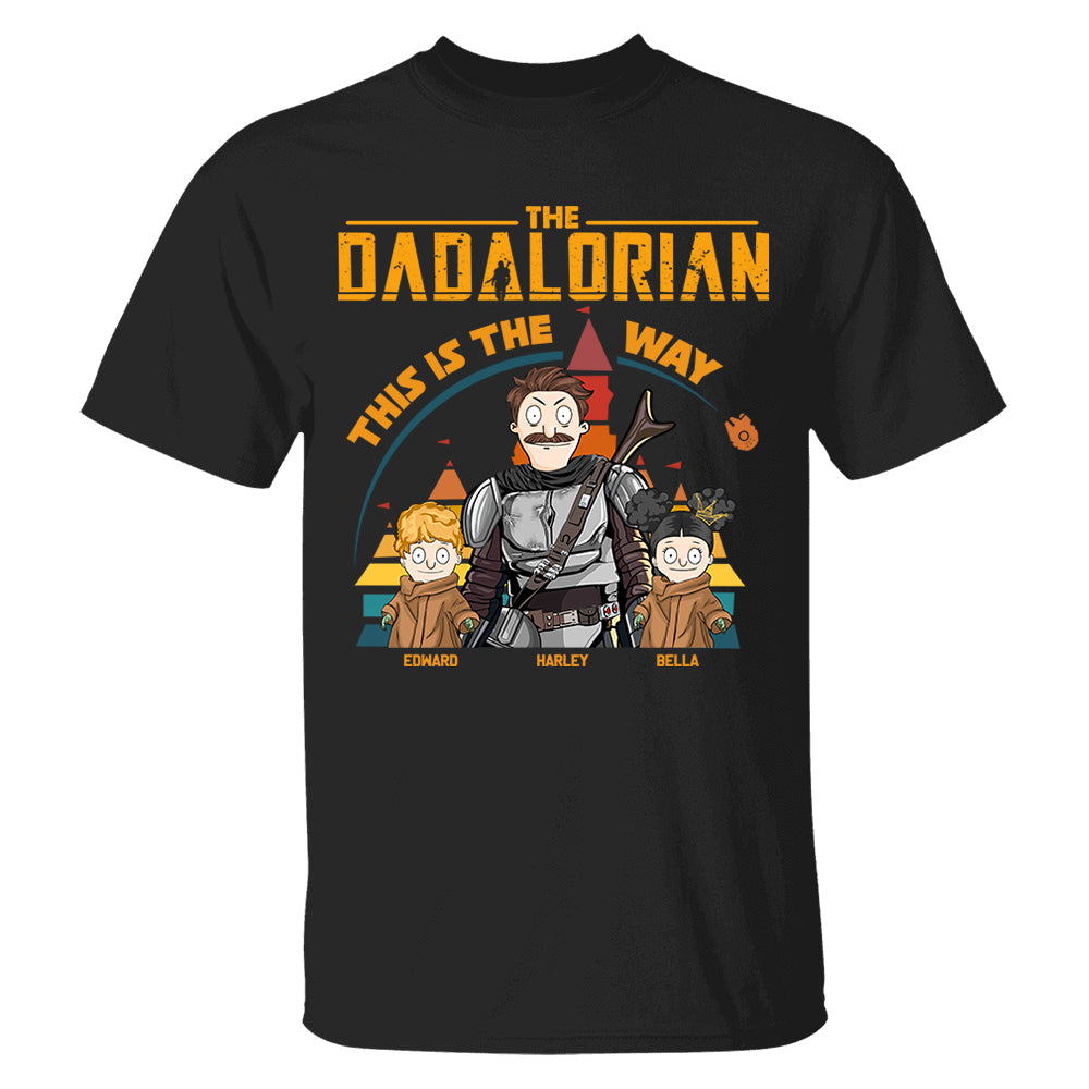 The Dadalorian This Is The Way - Personalized Shirt For Dad New Vr2 Nh00