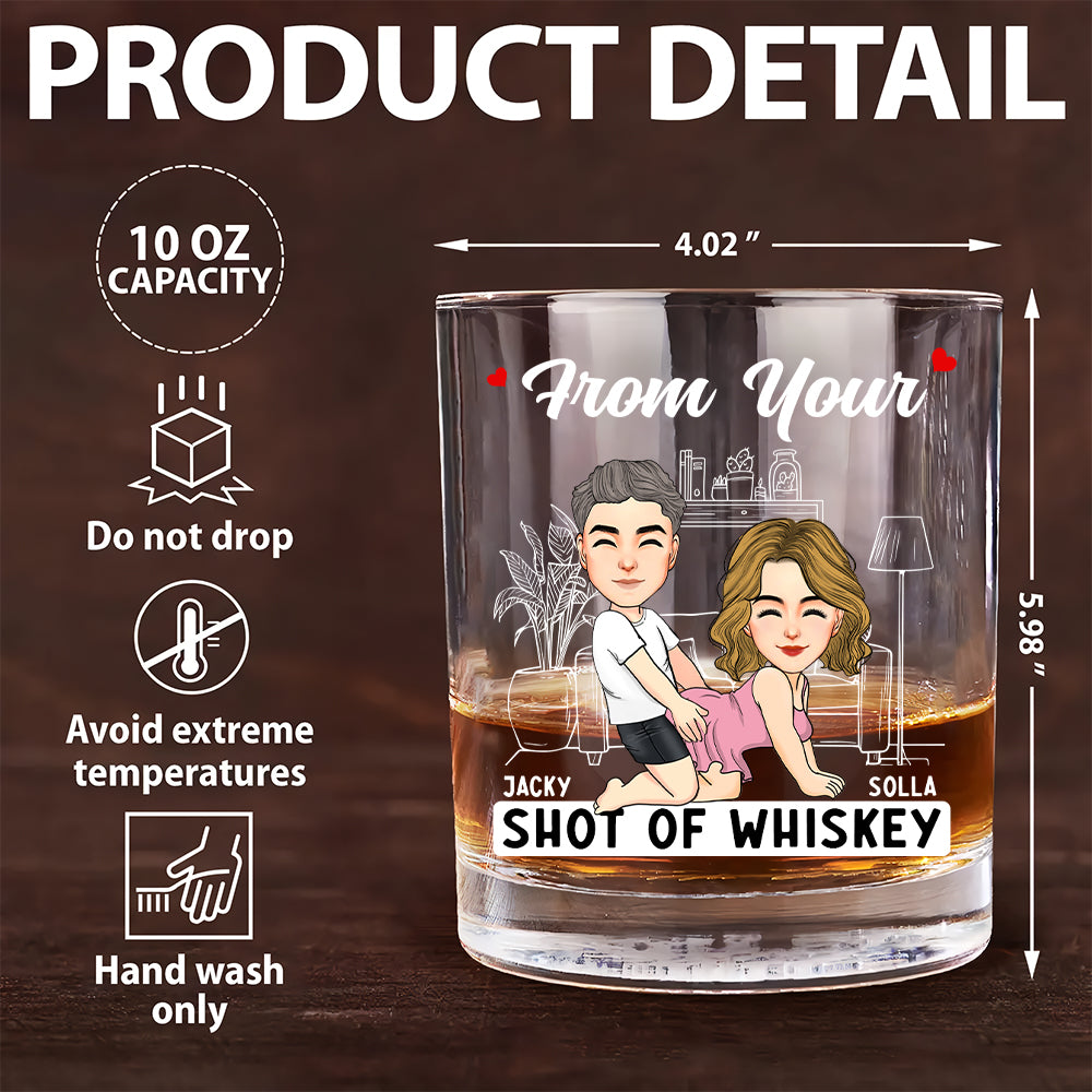 Thanks For All The Orgasms - Personalized Whiskey Glass For Couple