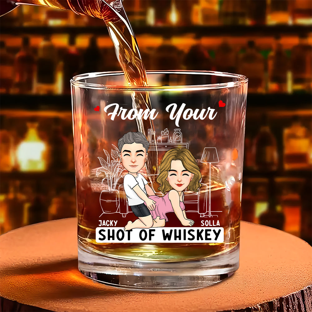 Thanks For All The Orgasms - Personalized Whiskey Glass For Couple