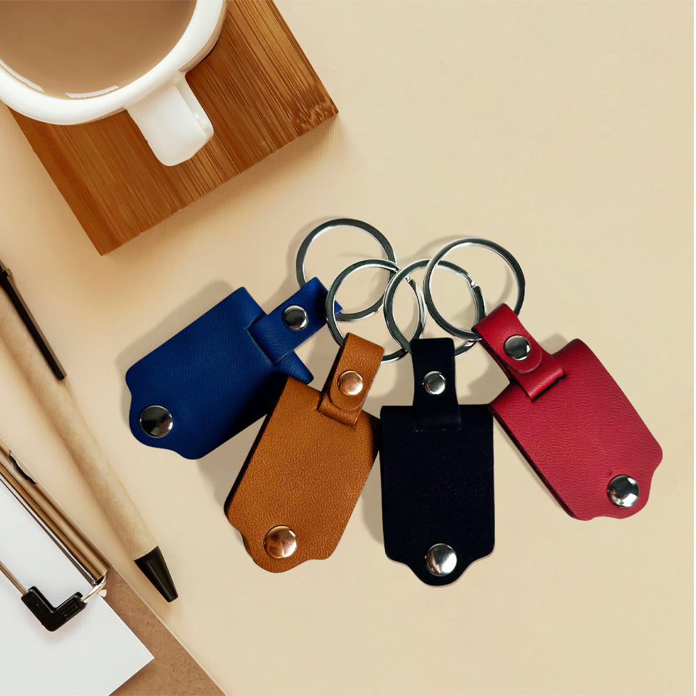 Drive Safe, Handsome... I Need You Here Tonight - Personalized Leather Keychain Anniversary Gift For Couples Tu20