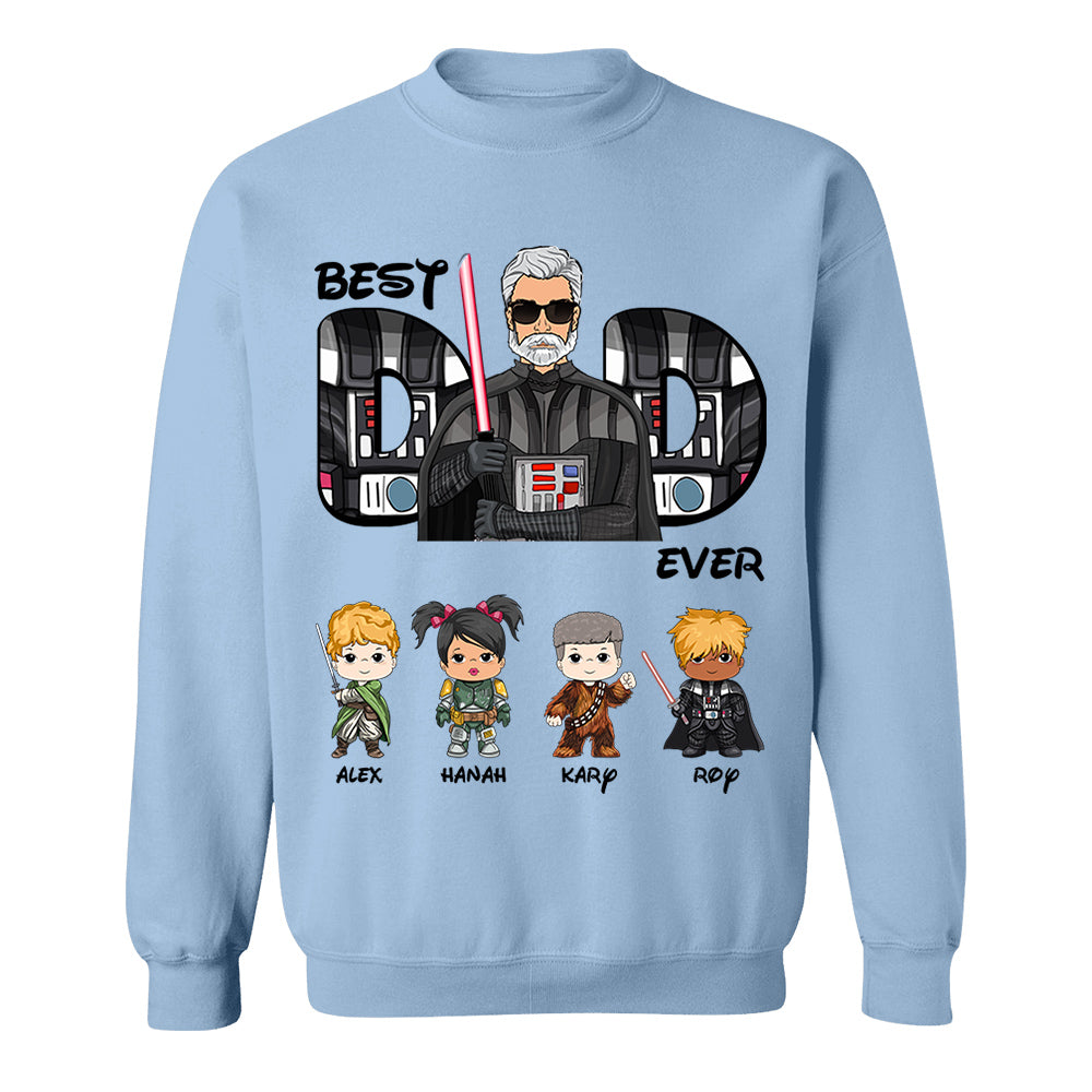 Best Dad Ever Personalized Shirt Gift For Dad vr2