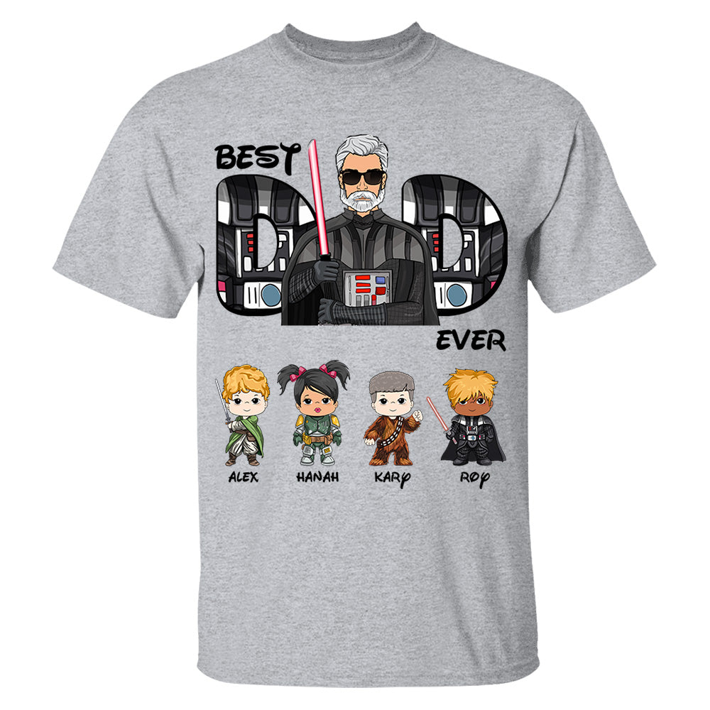 Best Dad Ever Personalized Shirt Gift For Dad vr2