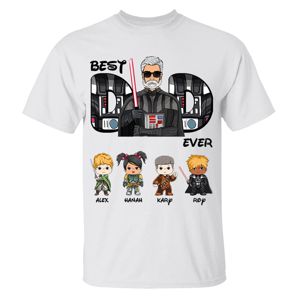 Best Dad Ever Personalized Shirt Gift For Dad vr2