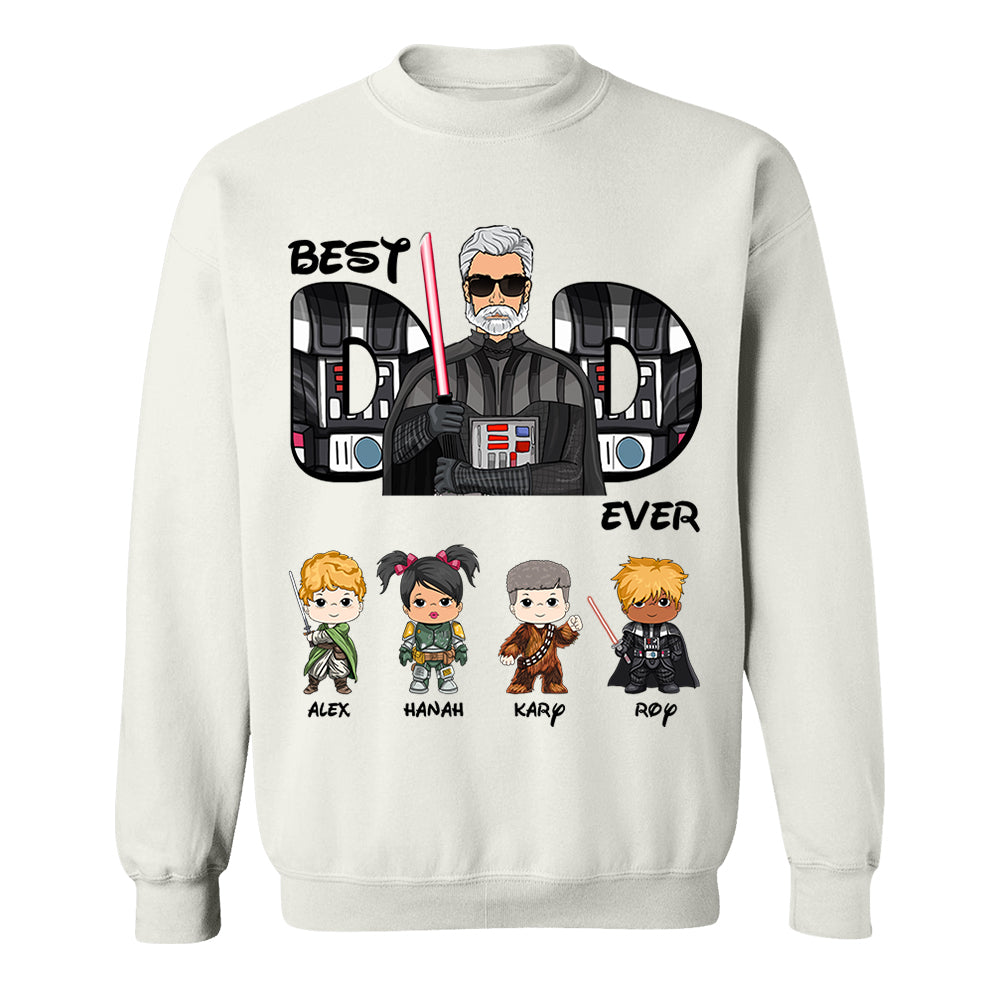 Best Dad Ever Personalized Shirt Gift For Dad vr2
