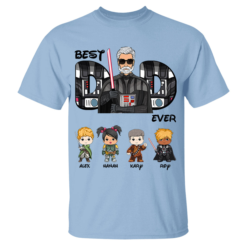 Best Dad Ever Personalized Shirt Gift For Dad vr2