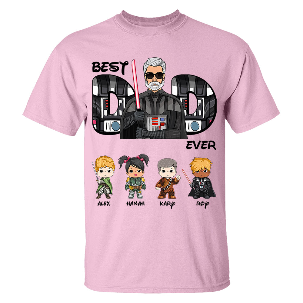 Best Dad Ever Personalized Shirt Gift For Dad vr2